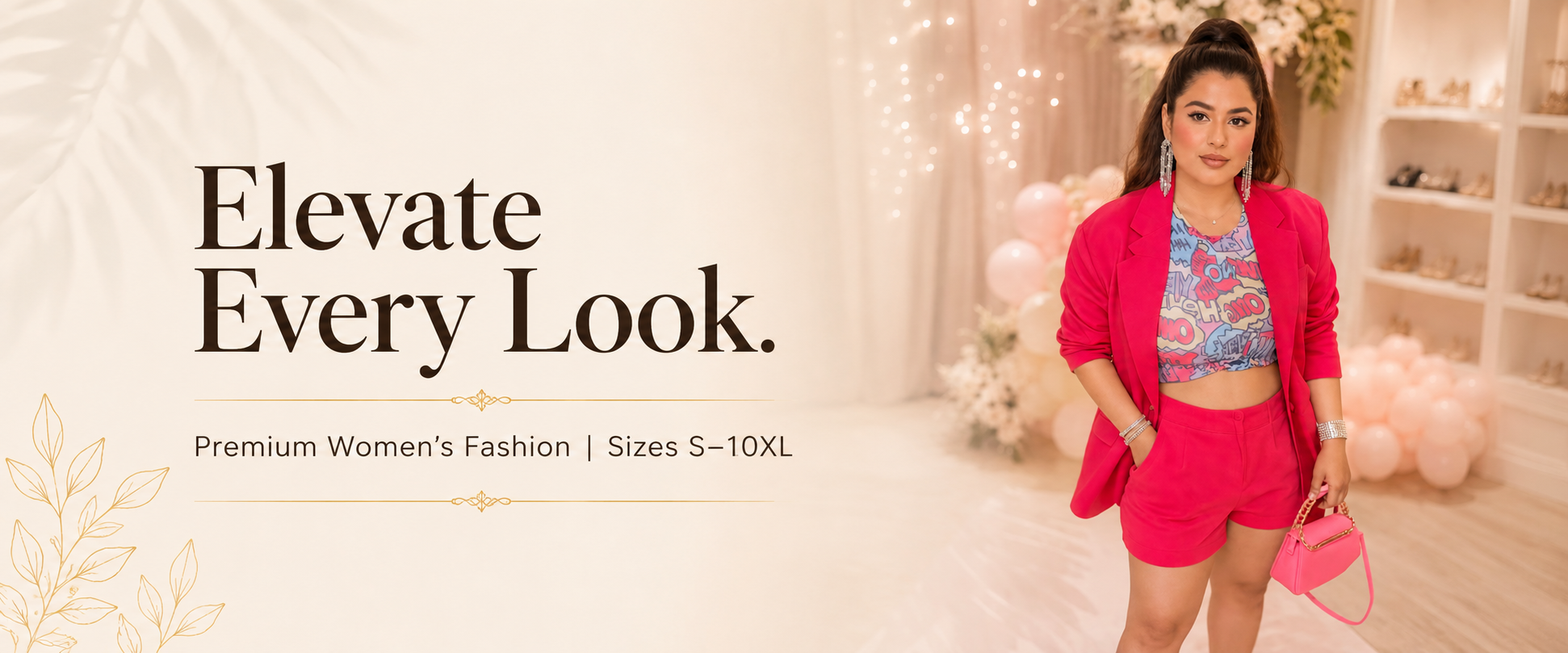 Be Diva — elevate every look, premium women's fashion, sizes S to 10XL